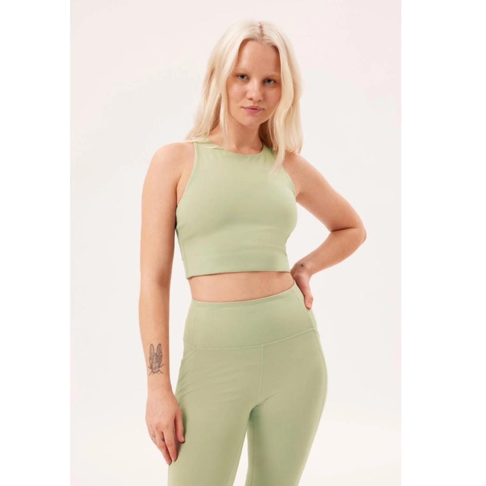 Girlfriend collective green dylan tank